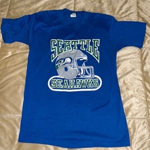 Vintage Trench 80’s Seattle Seahawks Steve Largent T-shirt 80 medium